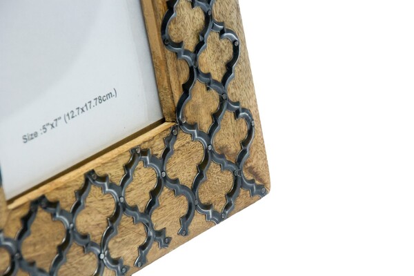 ramka na zdjęcie z drewna mangowego F 13x18cm