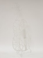 Bethoven, stojak na wino - wiolonczela, wym.120x46x27cm