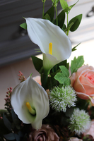 Maria Beige, bukiet/kompozycja nagrobna, wys.70cm