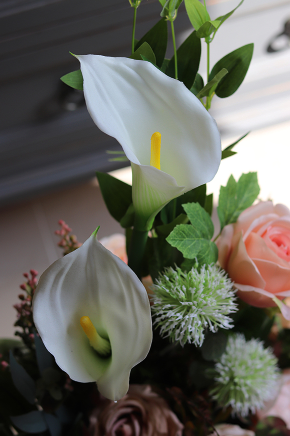 Maria Beige, bukiet/kompozycja nagrobna, wys.70cm