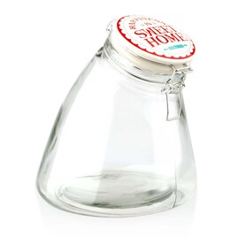 szklany słoik z klamerką, Sweet Home poj.3l