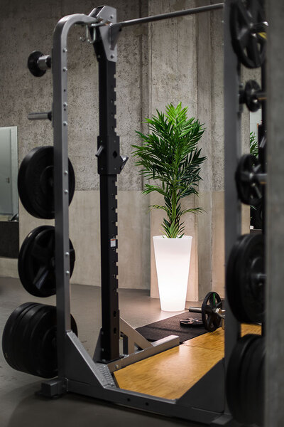 Della donica podświetlana światło ciepłe 40x75cm