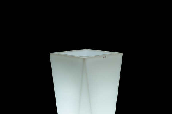 Rossa donica podświetlana światło zimne 38x75cm