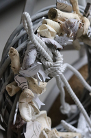 marynistyczny wianek na drzwi, Jurata, śr.34cm 