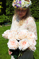 bukiet 10 szt. jasnoróżowych róż Premium, wys.70cm