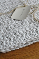 podkładki / maty kuchenne White, komplet 4 sztuk