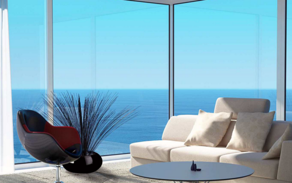 Fiberglass donica Circle Black 72x36cm