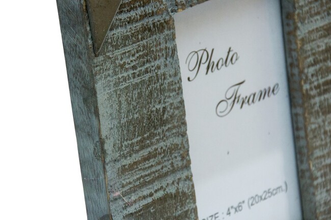 ramka na zdjęcie z drewna mangowego Silver 10x15cm