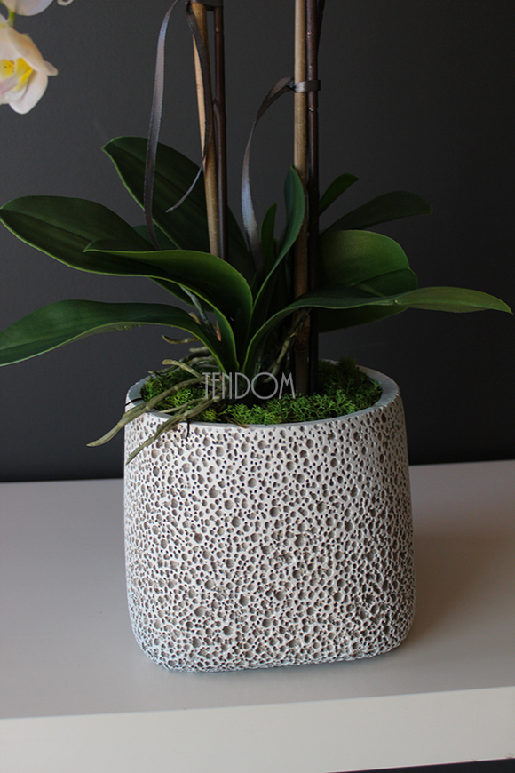 storczyk sztuczny w nakrapianej donicy Grasso, wys.65cm