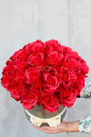 Kallana, kompozycja kwiatowa / bukiet / flowerbox, wys.40cm