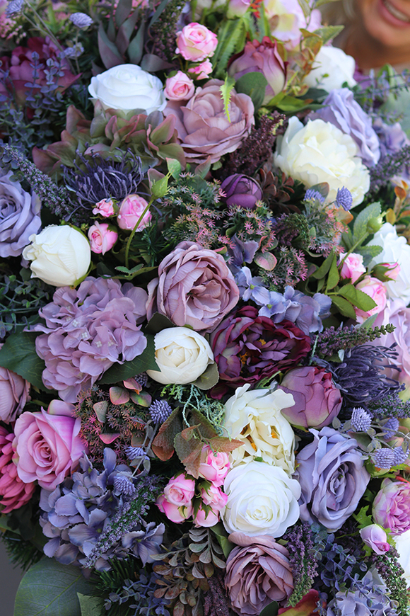 bardzo duża wiązanka nagrobna Della Extra, dł.115cm