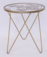 August, stolik szklany, wym. 51,5x51,5x57cm 