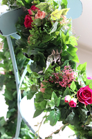 Clemence, girlanda kwiatowa do dekoracji, dł.100cm 