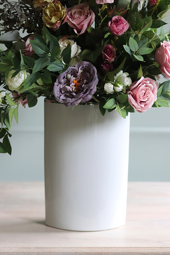 bardzo elegancki bukiet w wazonie, Fiolettina, wys.97cm 