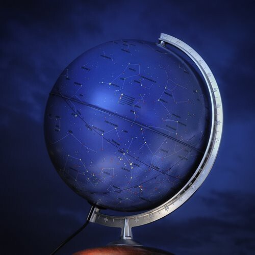 stellare Plus globus podświetlany astralny, konstelacje gwiazd, kula 30cm Nova Rico