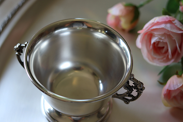 cukiernica posrebrzana Clementina, wym.9x11x14.5cm