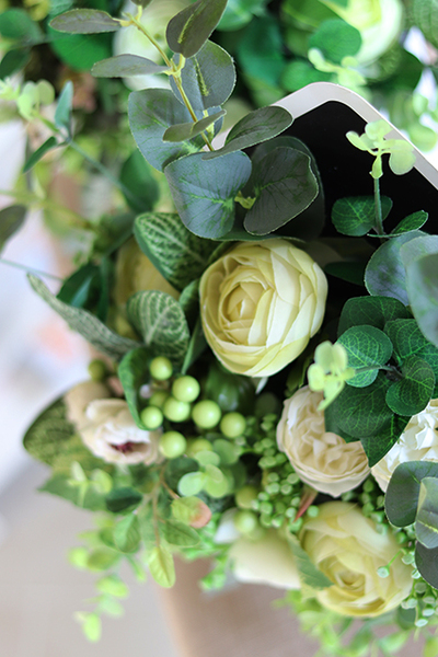 box - koperta z kwiatami, Milla, wym.30x20x6.5cm 