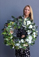 duży wieniec nagrobny, Regulario, śr.66cm 