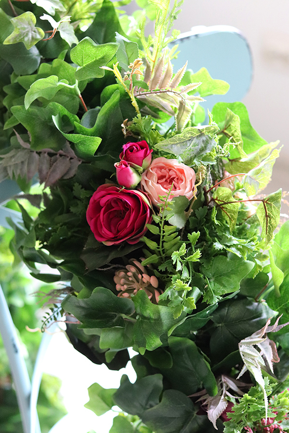 Clemence, girlanda kwiatowa do dekoracji, dł.100cm 