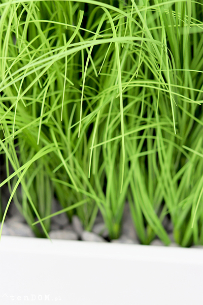 Fiberglass Grande Premium, sztuczne trawy w eleganckiej donicy, wys. 110cm