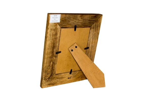 ramka na zdjęcie z drewna mangowego Metal 13x18cm