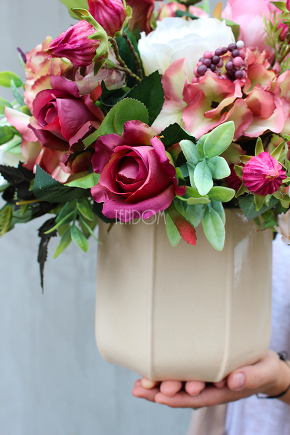 bukiet / kwiatowa kompozycja Wanda, wys.38cm