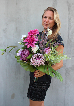 Lossa, dekoracja kwiatowa, wiązanka nagrobna, dł.50cm