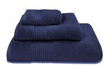 bawełniany ręcznik Basic, kolor granatowy, wym.30x50cm