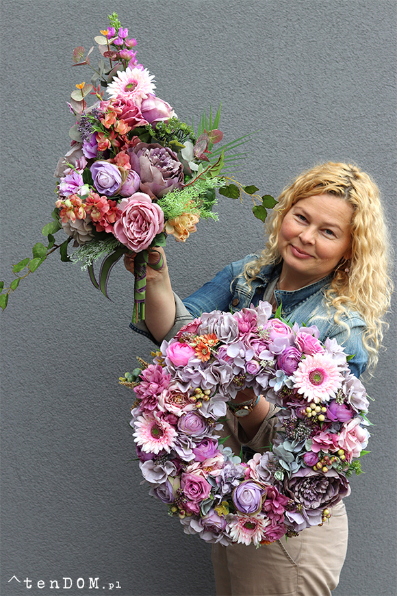 Bogactwo Natury Margerita, bukiet nagrobny, dł.55cm