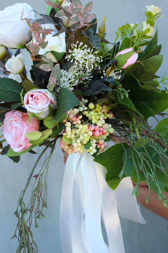 bukiecik do dekoracji zasłon / krzeseł Abella, dł.27cm