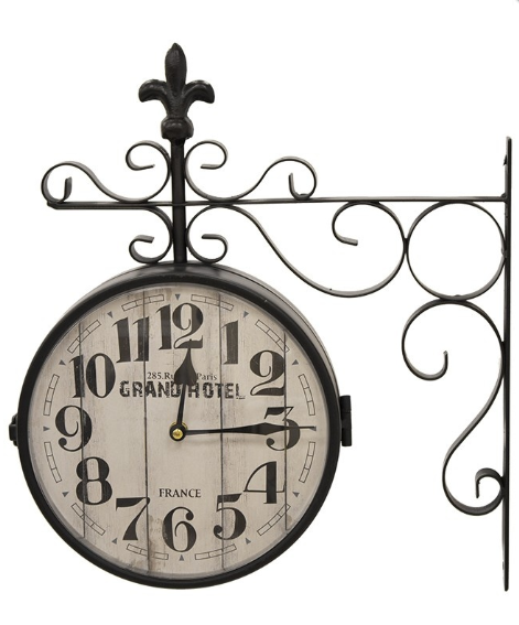 dekoracyjny zegar, New York Style E, wym.40.5x36x7cm