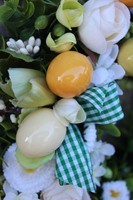 Stokrotki wielkanocny wianek na drzwi / stroik na stół, śr.30cm 