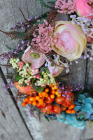 cudowna Letnia Tęcza, wianek na drzwi, śr.38cm