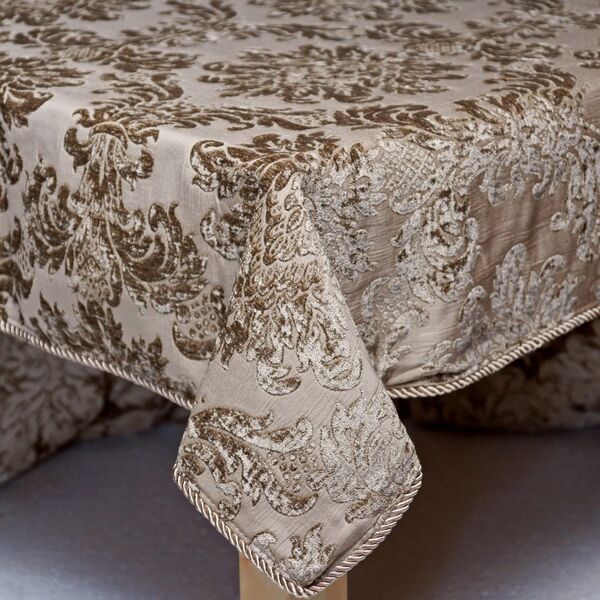 obrus tłoczony Residence Chocolate 140x260cm 