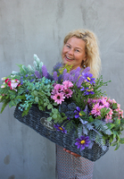 ekskluzywny kosz ogrodowy Monika, wys.44xdł.70cm 