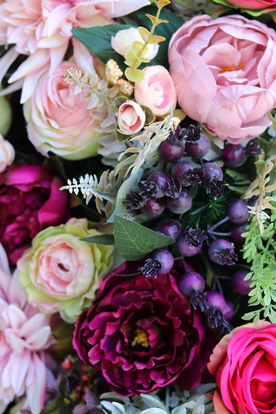 Seania XXL, bogata wiązanka nagrobna, dł.130cm 