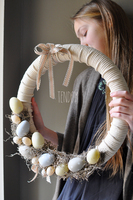 wianek dekoracyjny sznurowy Tate, śr.40cm