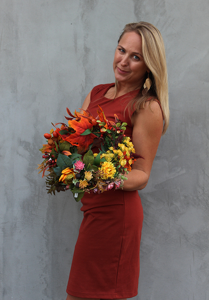 piękny wianek Jesienny Terranova śr.35cm 