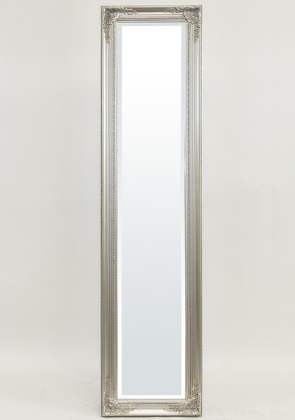 Palace, lustro stojące, srebrne, 155x40x47cm