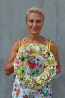 Amazing Sunny, dekoracyjny wianek na drzwi, śr.30cm  