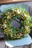 Czas Wielkanocy New, bogaty wianek na drzwi, śr.50cm