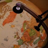 Marco Polo globus podświetlany z lupą, kula 30cm Nova Rico