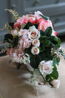 Lamona, niewysoka pastelowa kompozycja na stolik kawowy, wys. 23cm