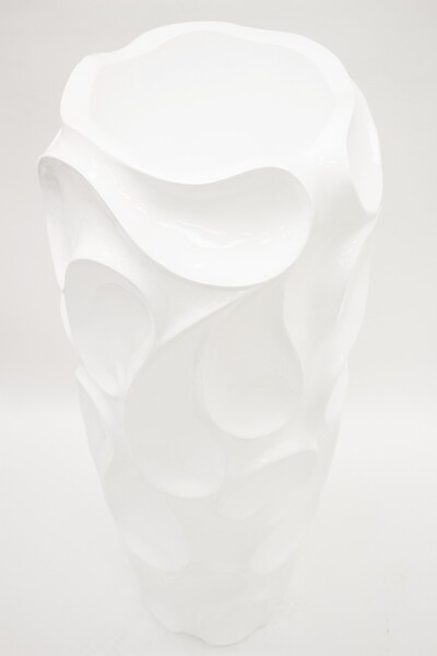 Sorbello, nowoczesny biały wazon, wys.120cm 