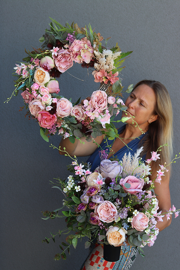 Bogactwo Natury Elegance 2, bukiet / kompozycja nagrobna, wys.43cm 