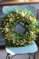 Czas Wielkanocy New, bogaty wianek na drzwi, śr.50cm