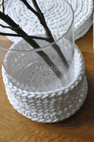 pojemnik okrągły White 17x12cm