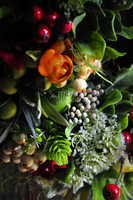 jesienny wianek Pani Jesień, śr.36cm  