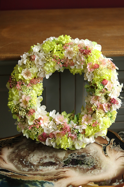 Amazing Sunny, dekoracyjny wianek na drzwi, śr.30cm  