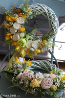 dekoracyjny wianek wielkanocny, Deliana, śr.36cm
